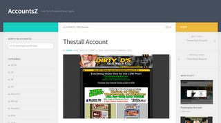 
                            5. Thestall Account – AccountsZ