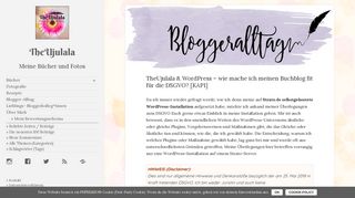 
                            11. TheUjulala & WordPress – wie mache ich meinen Buchblog fit für die ...