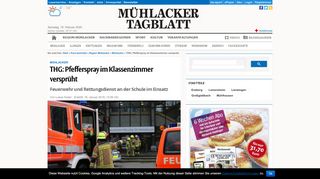 
                            10. THG: Pfefferspray im Klassenzimmer versprüht - Mühlacker Tagblatt