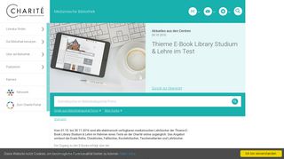 
                            8. Thieme E-Book Library Studium & Lehre im Test: Medizinische ...