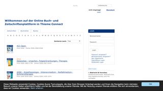 
                            6. Thieme E-Books & E-Journals - Home - Thieme Connect