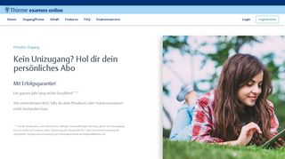 
                            4. Thieme examen online - Persönlicher Zugang