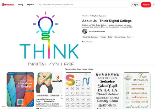 
                            13. THINK Digital College THINK Digital College is the first ... - Pinterest
