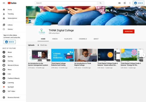
                            6. THINK Digital College - YouTube