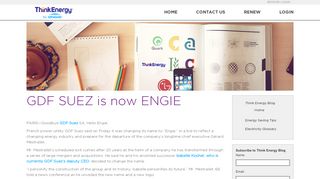 
                            9. Think Energy - GDF SUEZ is now ENGIE
