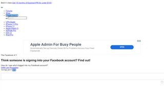 
                            9. Think someone is signing into your Facebook account? Find out! | iMore