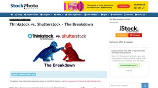 
                            9. Thinkstock vs. Shutterstock - The Breakdown > Stock Photo Secrets