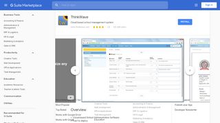 
                            3. ThinkWave - G Suite Marketplace - Google