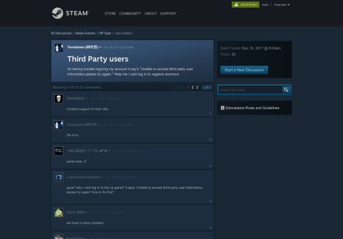 
                            4. Third Party users :: Off Topic - Steam Community