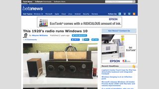 
                            4. This 1920's radio runs Windows 10 - BetaNews