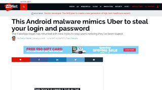 
                            12. This Android malware mimics Uber to steal your login and password ...