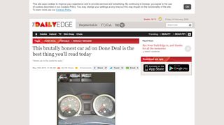 
                            5. This brutally honest car ad on Done Deal is the best thing you'll read ...