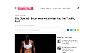 
                            10. This Class Will Boost Your Metabolism And Get You Fit, Fast!