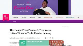 
                            12. This Course From Parsons & Teen Vogue Is Your Ticket In To the ...