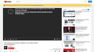 
                            13. This feature has not been enabled in your cable modem ... - YouTube