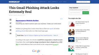 
                            9. This Gmail Phishing Attack Looks Extremely Real - Hongkiat