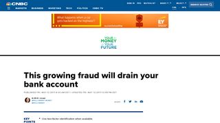 
                            8. This growing fraud will drain your bank account - CNBC.com