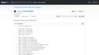 
                            3. this is a login in android using HTTP,POST,JSON · GitHub