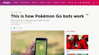 
                            9. This is how Pokémon Go bots work - Polygon