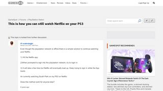 
                            6. This is how you can still watch Netflix on your PS3 - PlayStation ...