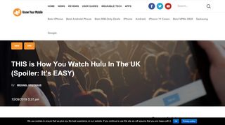 
                            12. THIS is How You Watch Hulu In The UK (SPOILER: You'll Need A VPN ...