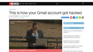 
                            12. This is how your Gmail account got hacked - Business - ...