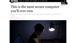 
                            9. This is the most secure computer you'll ever own | The Verge