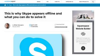 
                            6. This is why Skype appears offline and what you can do to solve it
