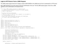 
                            6. This J2ME sample program shows how to display a simple ...