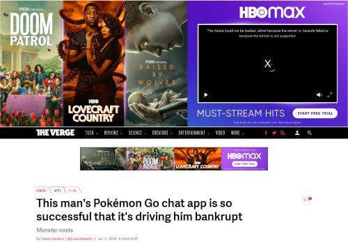 
                            10. This man's Pokémon Go chat app is so successful that it's driving him ...