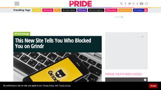 
                            10. This New Site Tells You Who Blocked You on Grindr - Pride