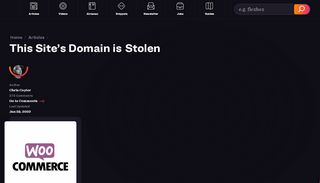 
                            10. This Site's Domain is Stolen | CSS-Tricks