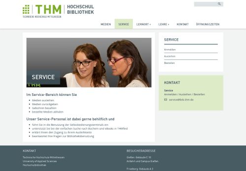 
                            6. THM Bibliothek - Service