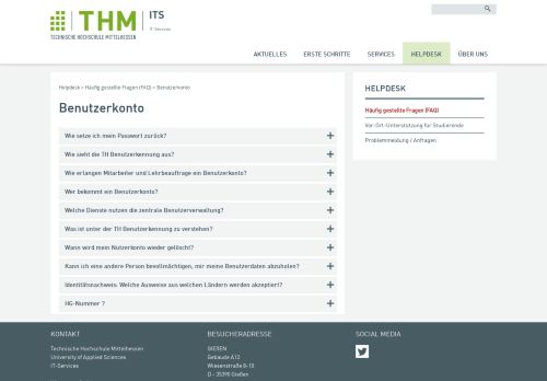 
                            13. THM IT Services - Benutzerkonto