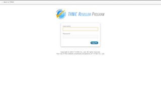 
                            3. THNIC Reseller Program » Log In