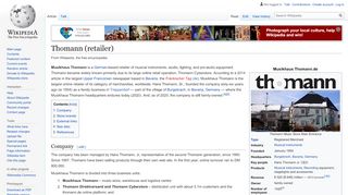 
                            7. Thomann (retailer) - Wikipedia