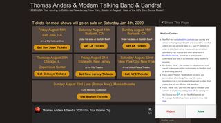 
                            9. Thomas Anders & Modern Talking Band 2018 USA Tour