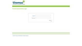 
                            2. Thomas Assessments Login - Thomas International