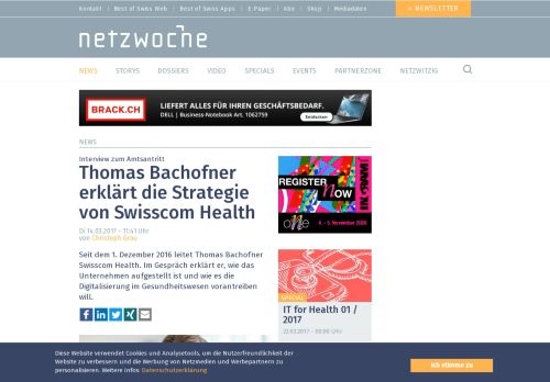 
                            7. Thomas Bachofner erklärt die Strategie von Swisscom Health ...