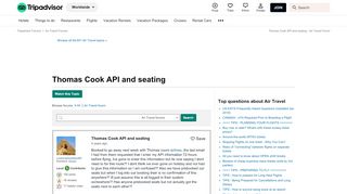 
                            7. Thomas Cook API and seating - Air Travel Forum - TripAdvisor