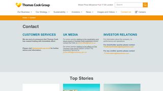 
                            13. Thomas Cook | Contact Us