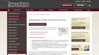 
                            6. Thomas Edison State University | Online Student Services | Current ...