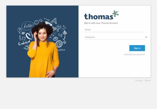 
                            8. Thomas Engage: Log in