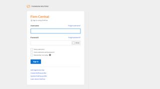 
                            11. Thomson Reuters Firm Central Signon