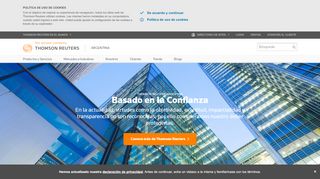 
                            6. Thomson Reuters: Soluciones profesionales, información y software ...