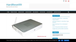 
                            1. Thomson TG782 Router - How to Factory Reset - HardReset99