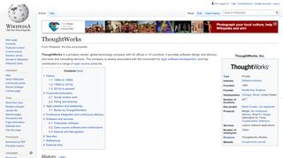 
                            7. ThoughtWorks - Wikipedia