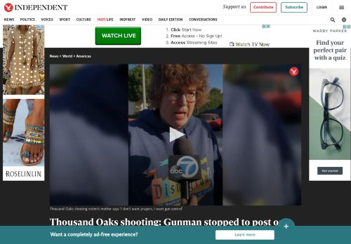 
                            12. Thousand Oaks shooting: Gunman stopped to post on Facebook and ...