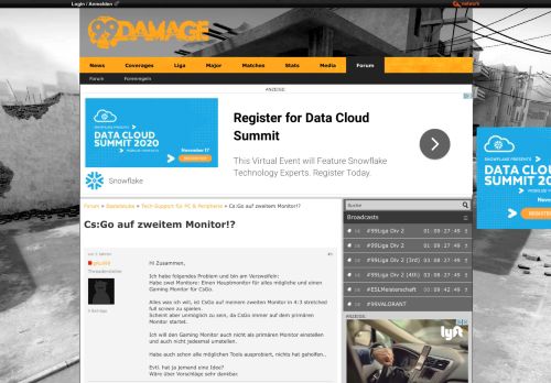 
                            2. Thread: Cs:Go auf zweitem Monitor!? « 99Damage.de - CS:GO