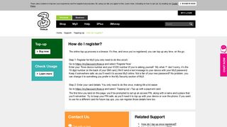 
                            6. Three - Help & Support - How do I register?